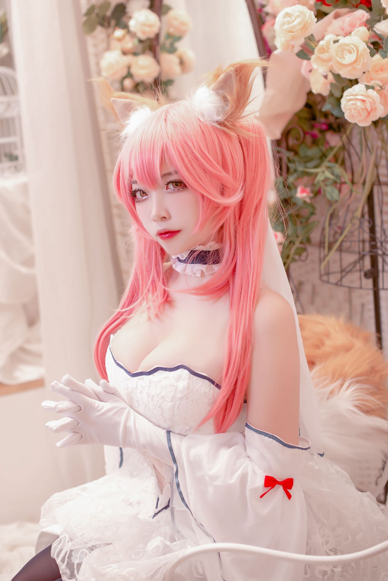 No.130-Fate玉藻前婚纱 [9P]-次元堂