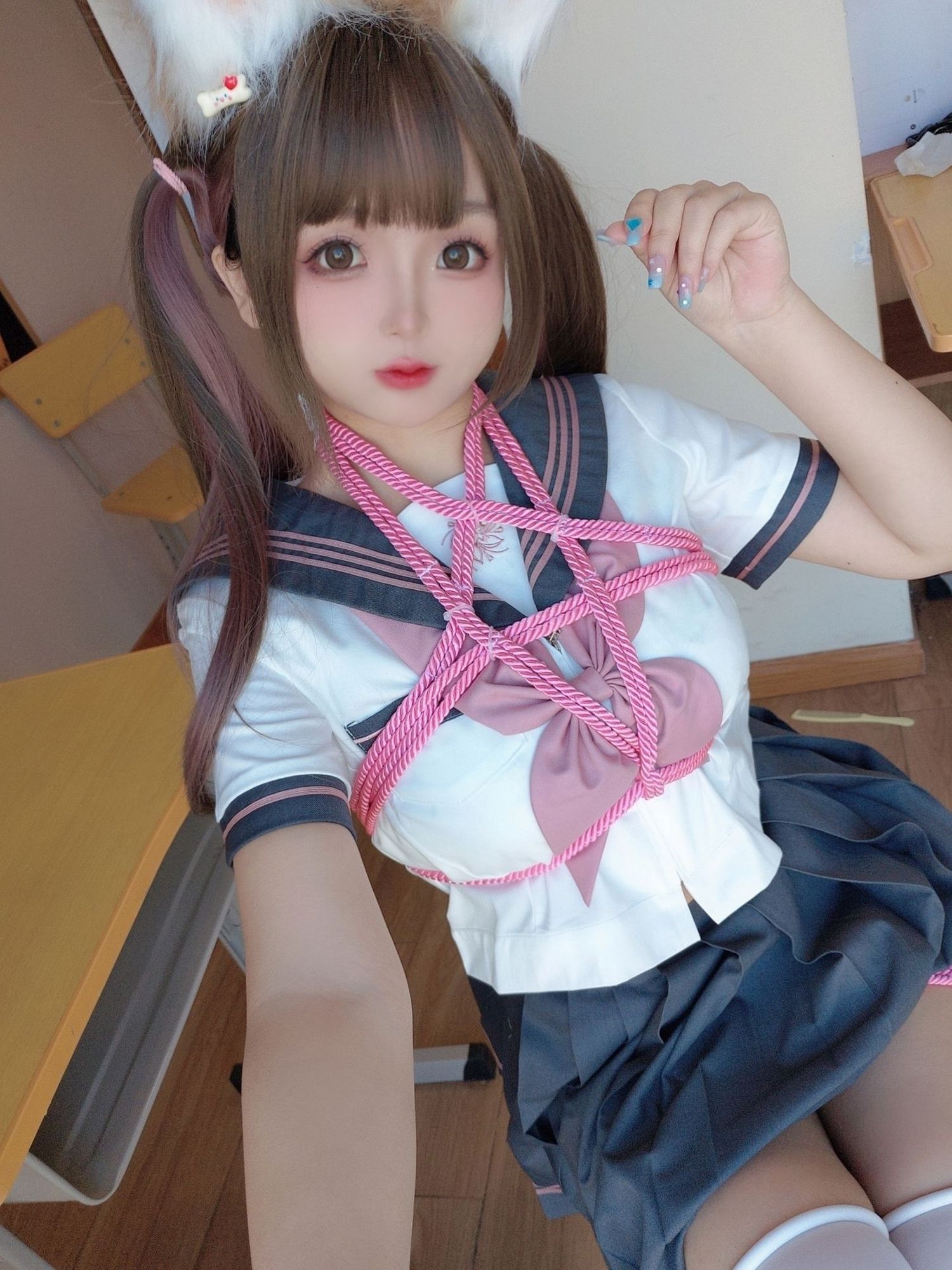 No.139 – 课桌 捆绑 [91P 3V]-次元堂