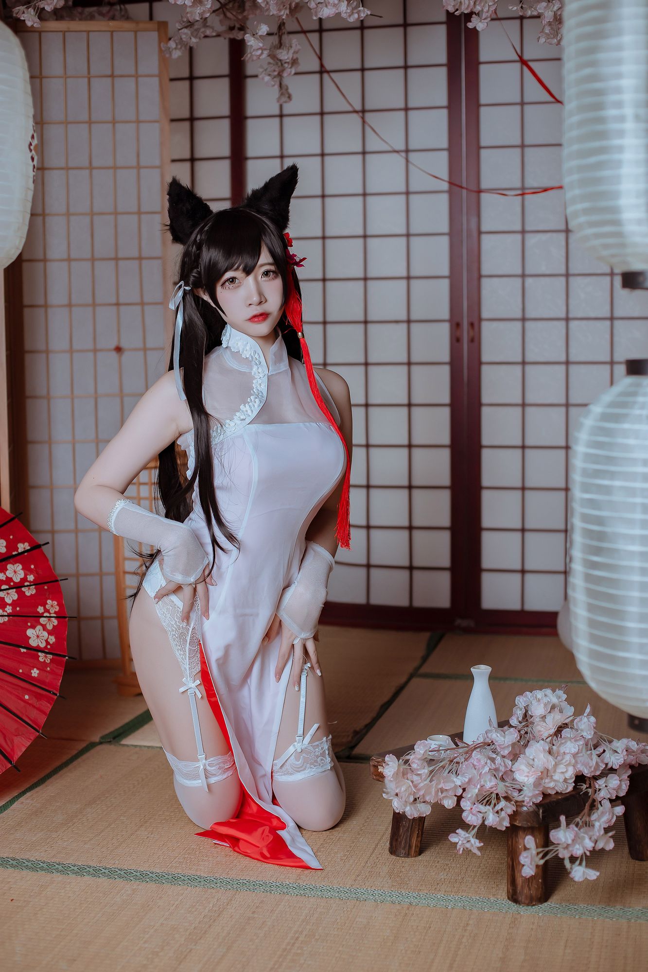 No.088-犬之眷图包（含6套）– 碧蓝爱宕旗袍 [18P]-次元堂