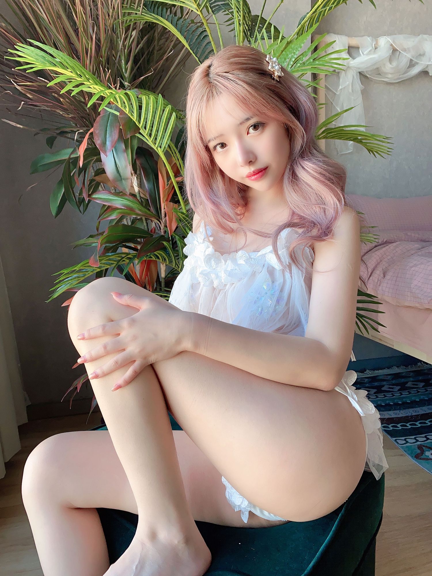 No.030-6月自拍礼包 – 纯白花朵 [29P]-次元堂