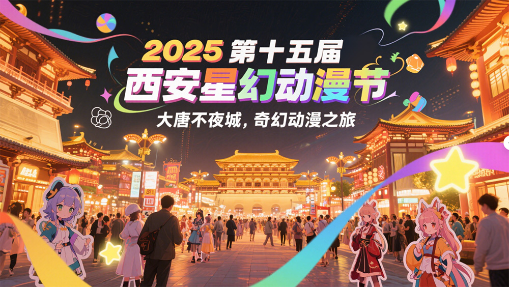 2025 第十五届西安星幻动漫节：漫梦绽放，奇幻起航-次元堂