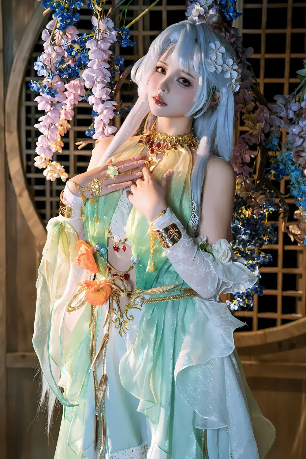 七月喵子 殷紫萍 [55P-595M]-次元堂