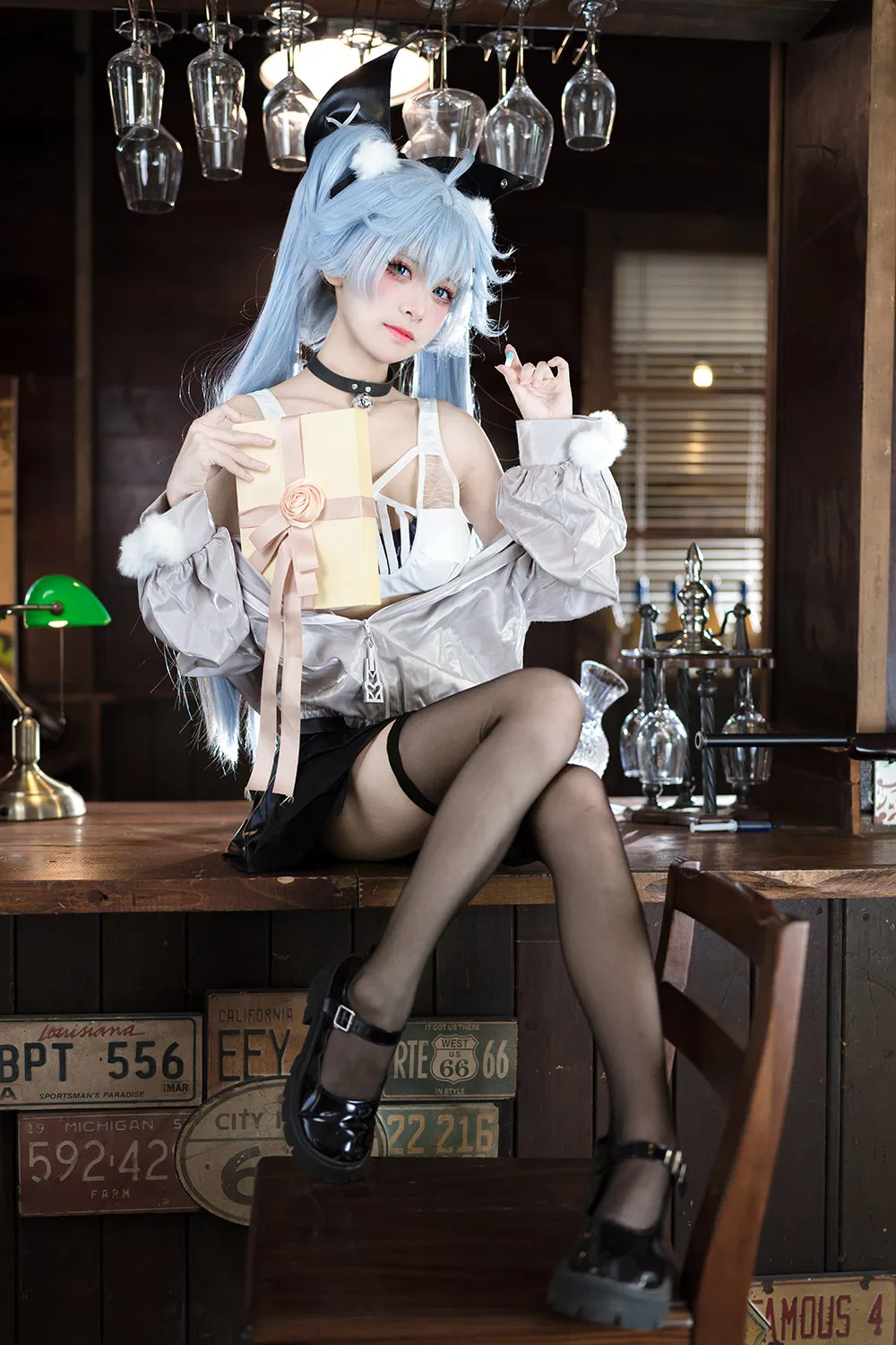 九柒喵 芙洛伦 药心  少女前线[29P-167M]-次元堂