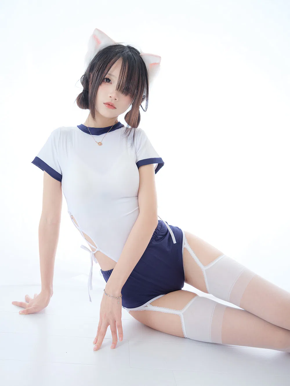 五更百鬼 舰长 体操服 猫耳 [25P-152M]-次元堂