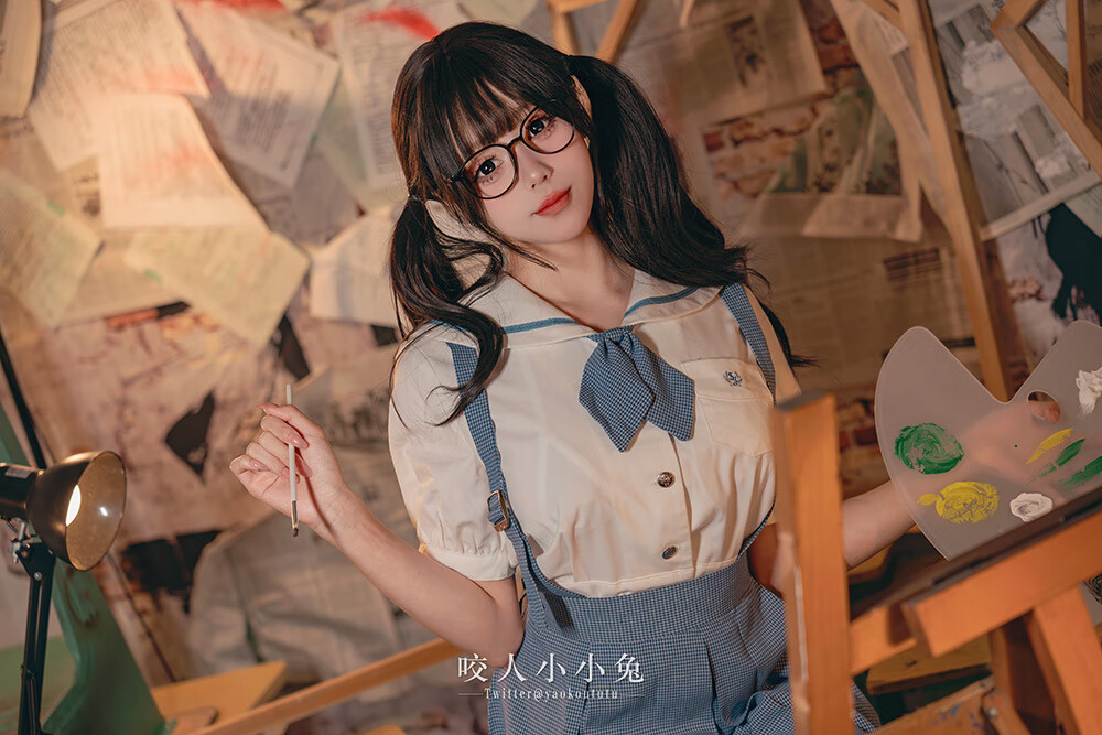 咬一口兔娘(黏黏团子兔) –未成名画作&B+WITH+U [64P1V-1.51G]-次元堂