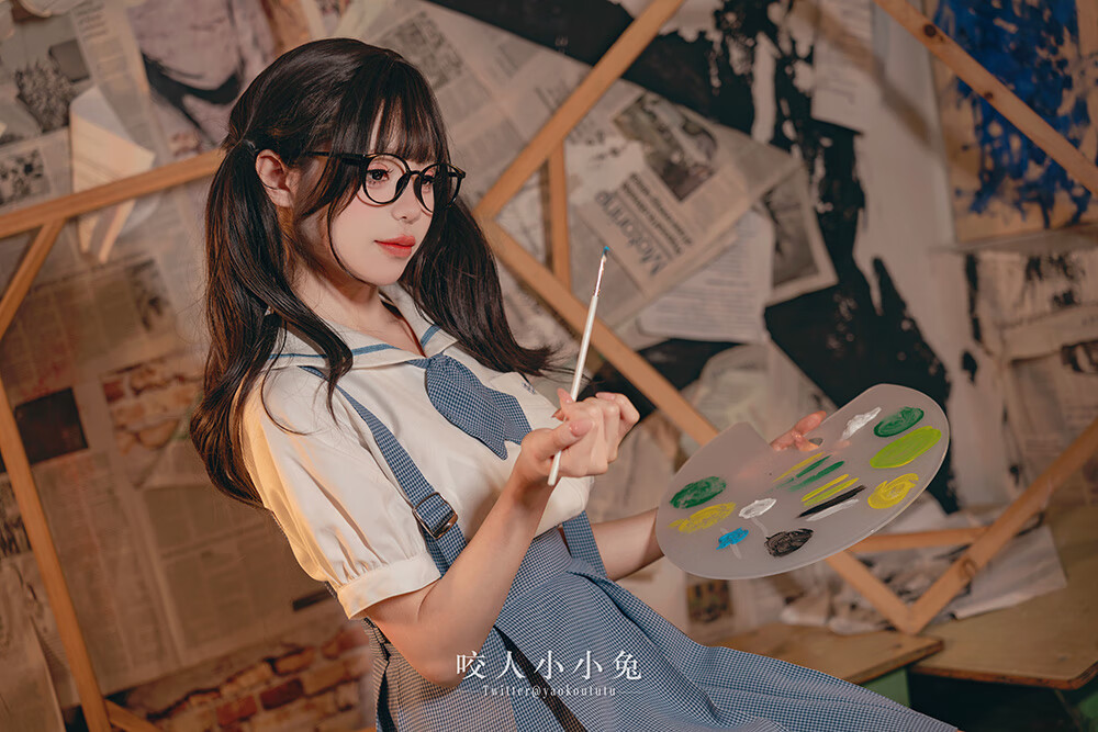咬一口兔娘(黏黏团子兔) –未成名画作&B+WITH+U [64P1V-1.51G]