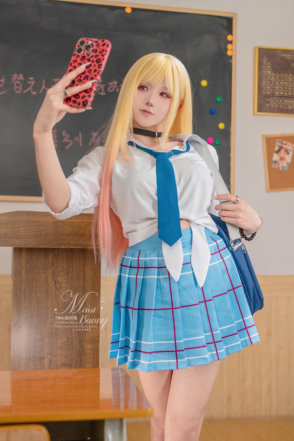 咬一口兔娘(Yiko湿润兔) –7月作品 喜多川海梦[77P-1.52G]-次元堂