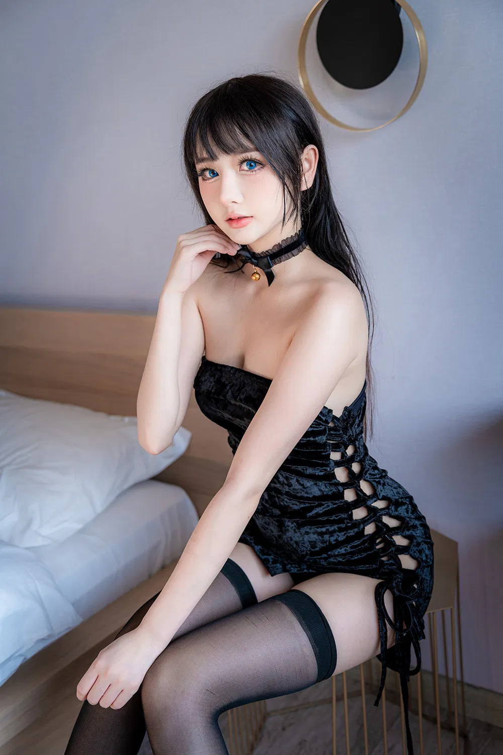 您的蛋蛋 小黑裙[24P-378M]-次元堂