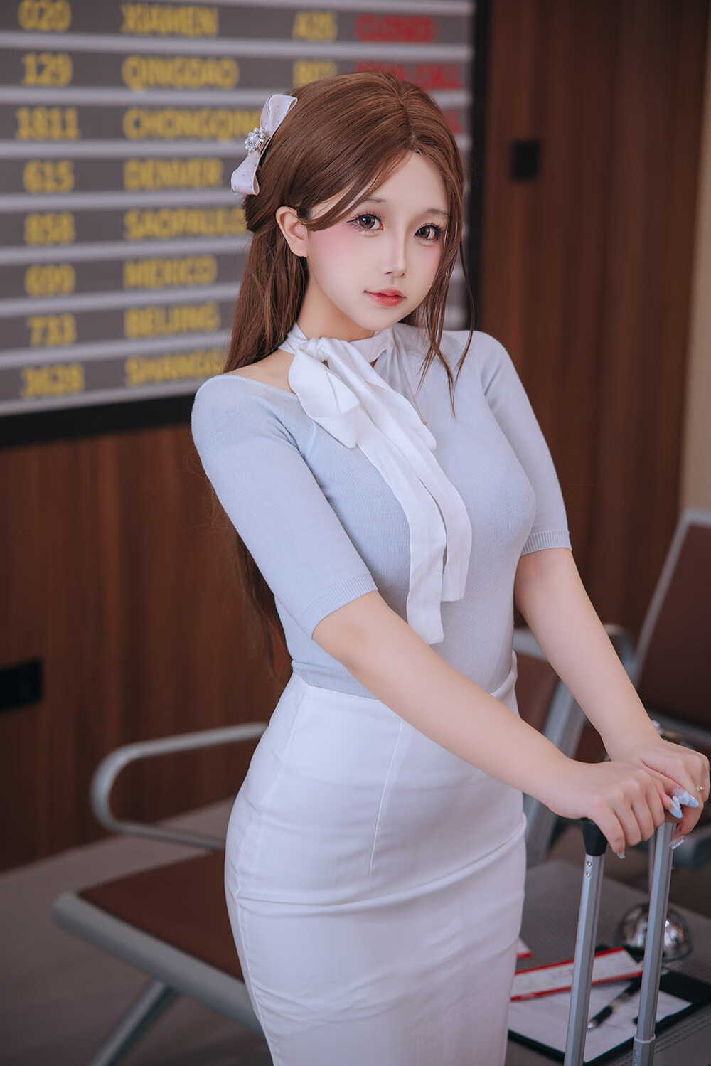 日奈娇 国际航班[146P5V-1.54G]-次元堂