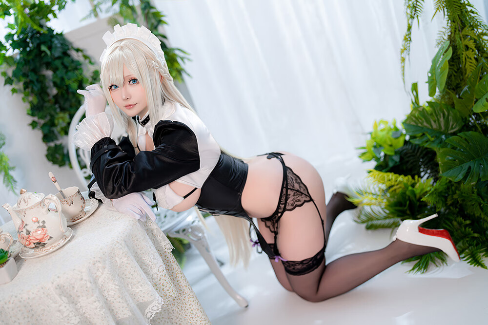 星之迟迟 碧蓝航线 可畏 [Azure Lane Sexy Maid][69P-386M]
