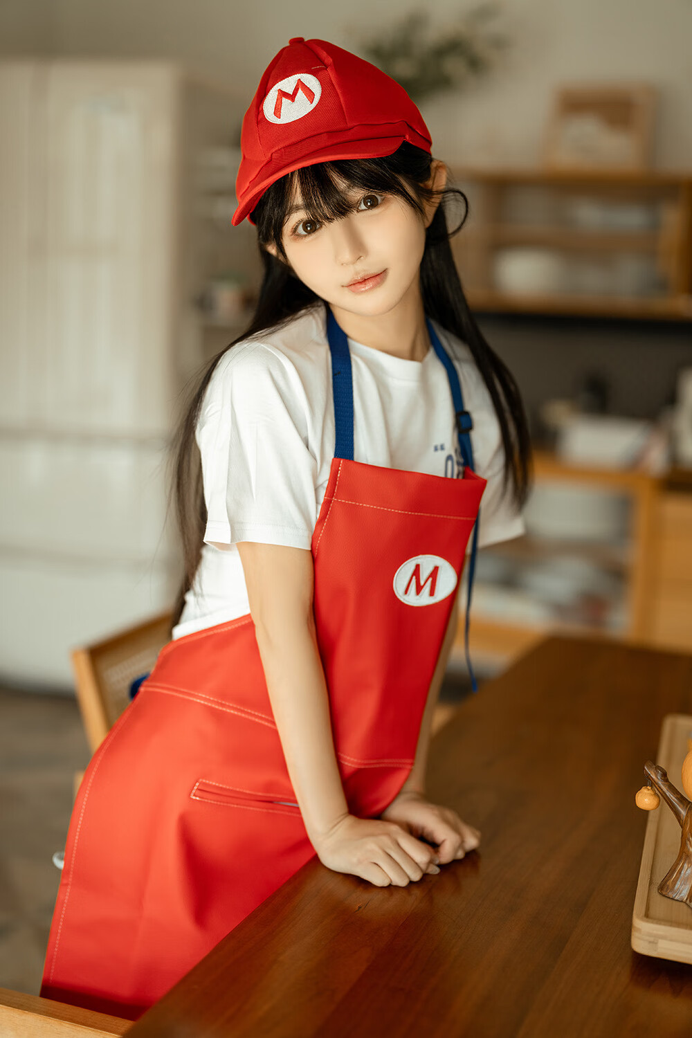 桜井宁宁 马里奥围裙 [50P-919MB]-次元堂