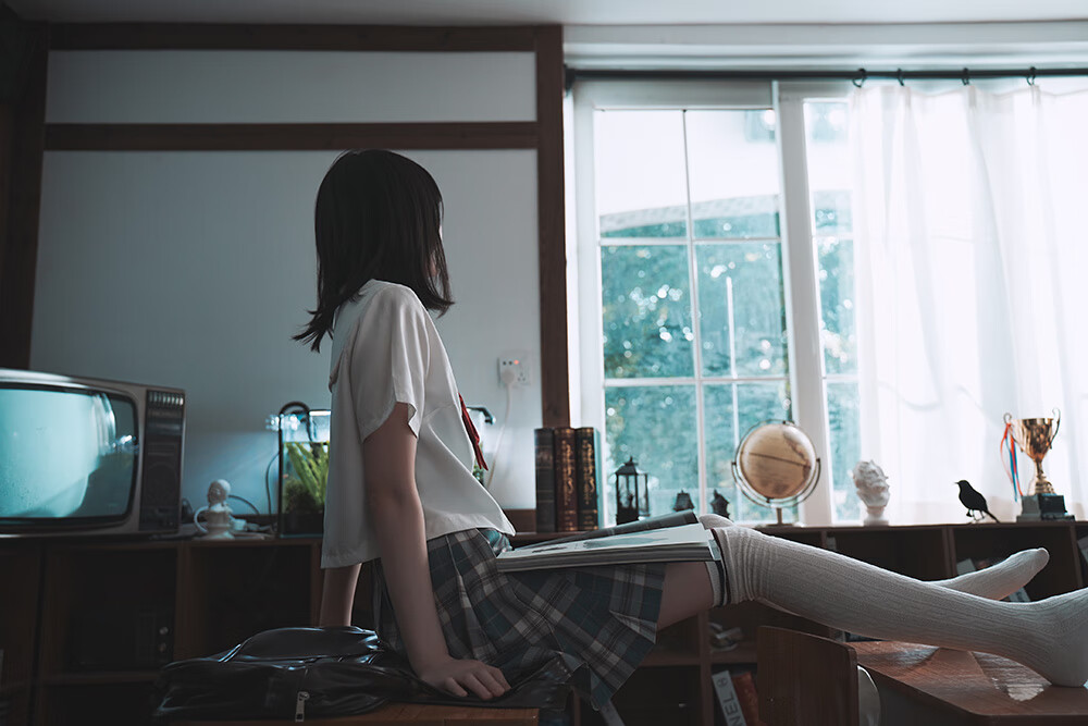 桜桃喵 教室死库水[48P-434M]