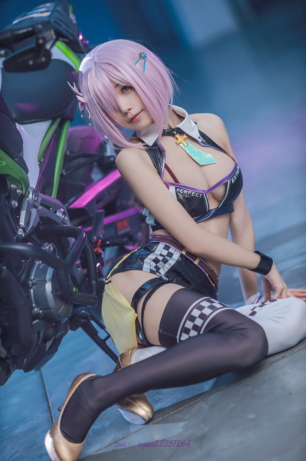 水淼aqua 玛修赛车[38P-508MB]-次元堂