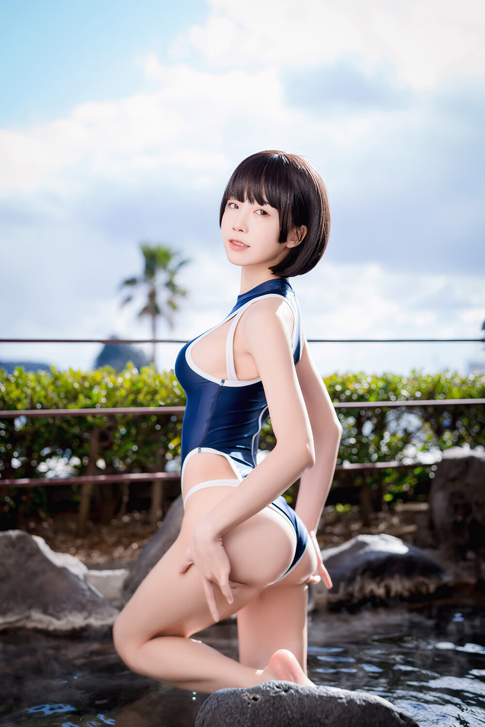 水淼aqua 竞泳水着[40P-585MB]
