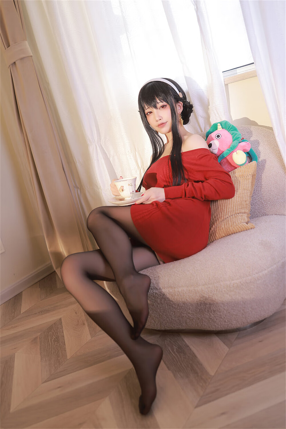 水淼aqua 约尔 红毛衣[68P-77MB]