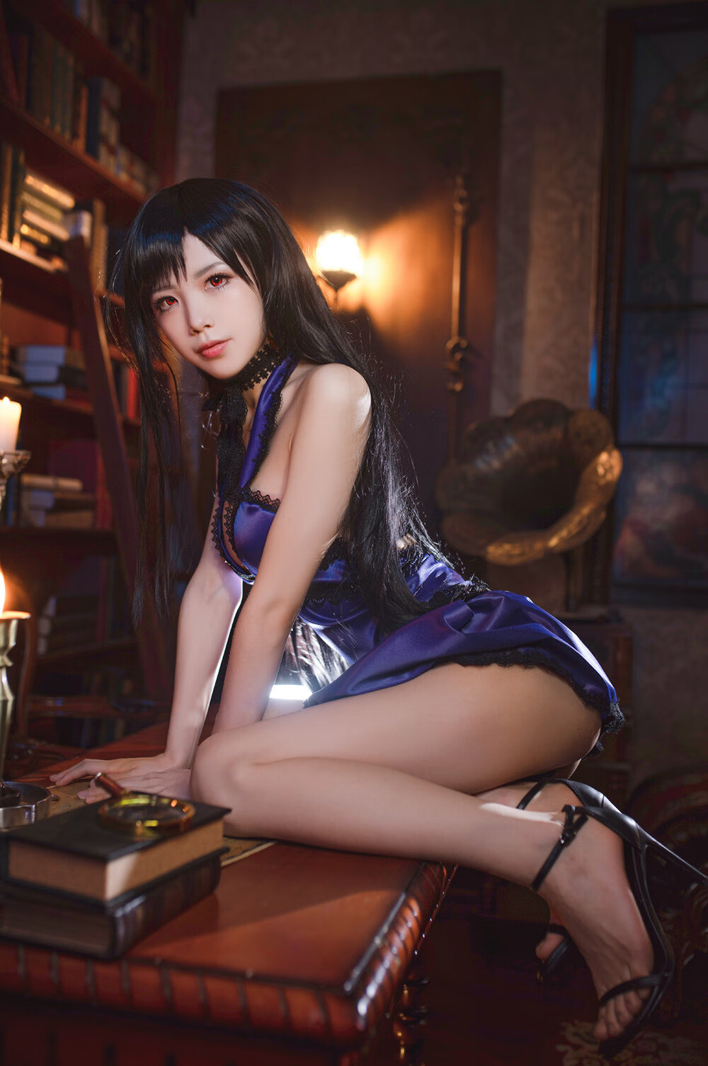 水淼aqua 蒂法旗袍和礼服 [40P-675MB]