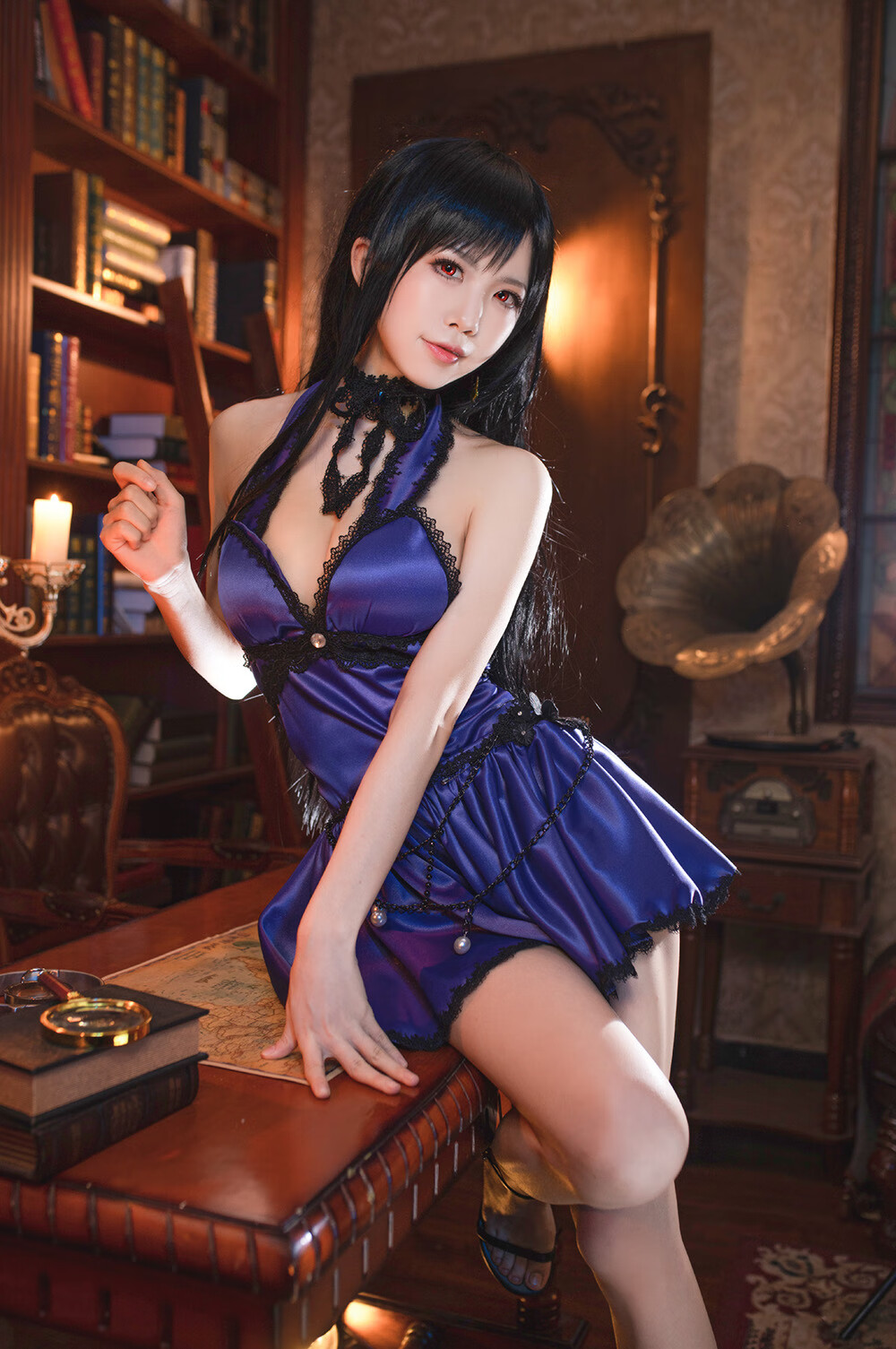 水淼aqua 蒂法旗袍和礼服 [40P-675MB]