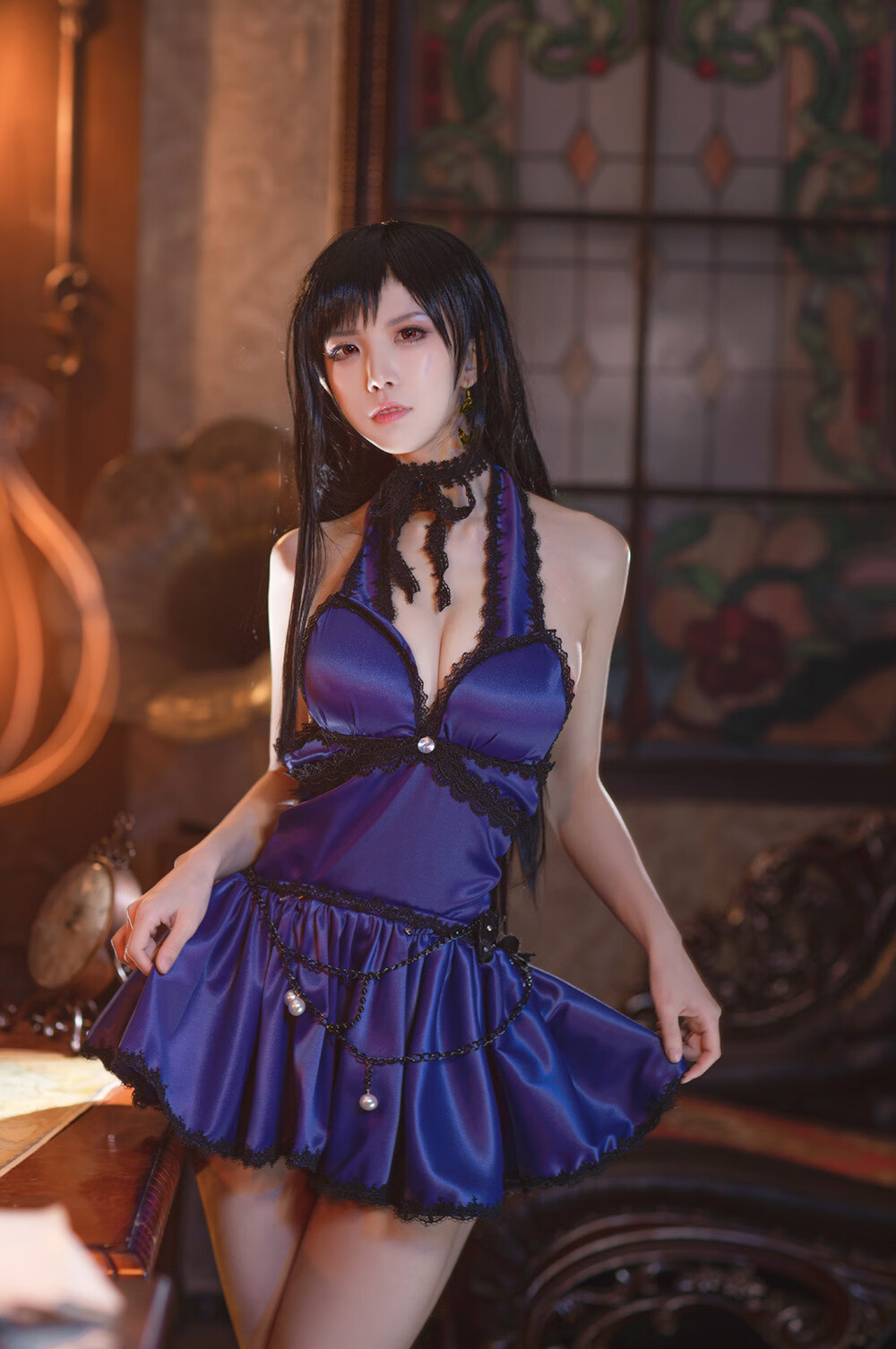 水淼aqua 蒂法旗袍和礼服 [40P-675MB]-次元堂
