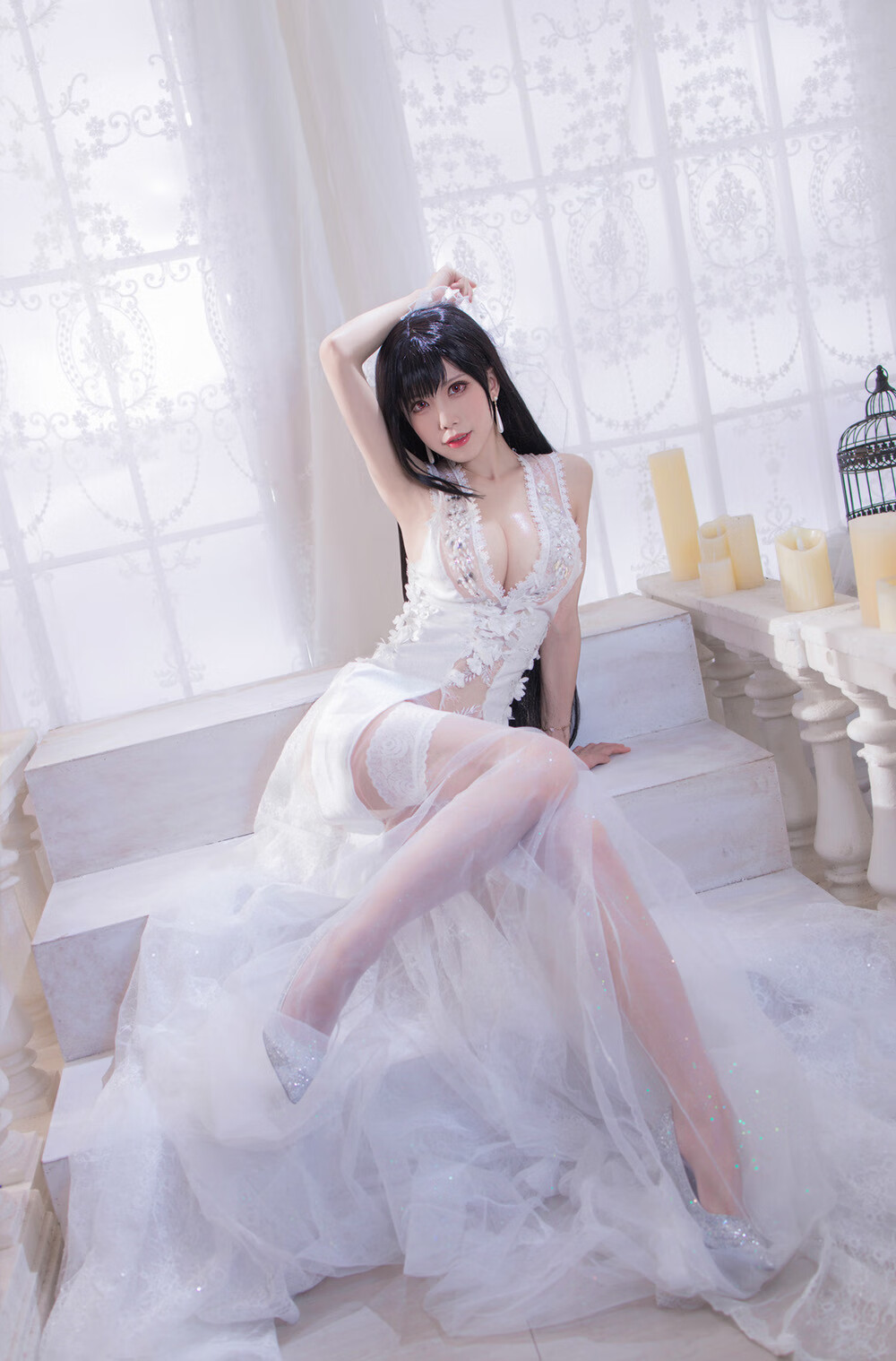 水淼aqua 蒂法蜜蜂&婚纱&黑皮蜜蜂 [88P-105MB]