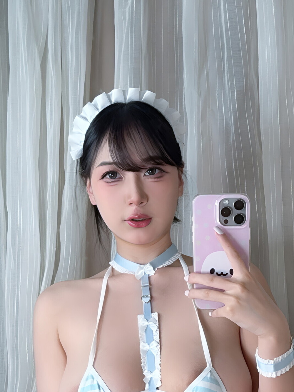 浅安安 蓝白女仆 [30P1V-629MB]-次元堂