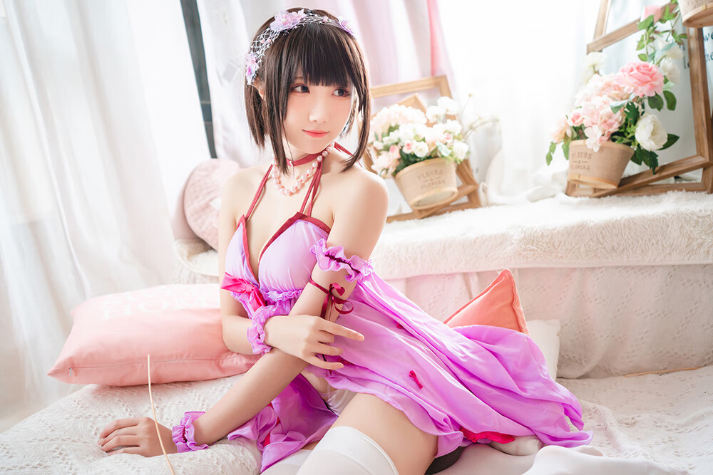 瓜希酱 加藤惠 睡衣 [14P-58MB]-次元堂