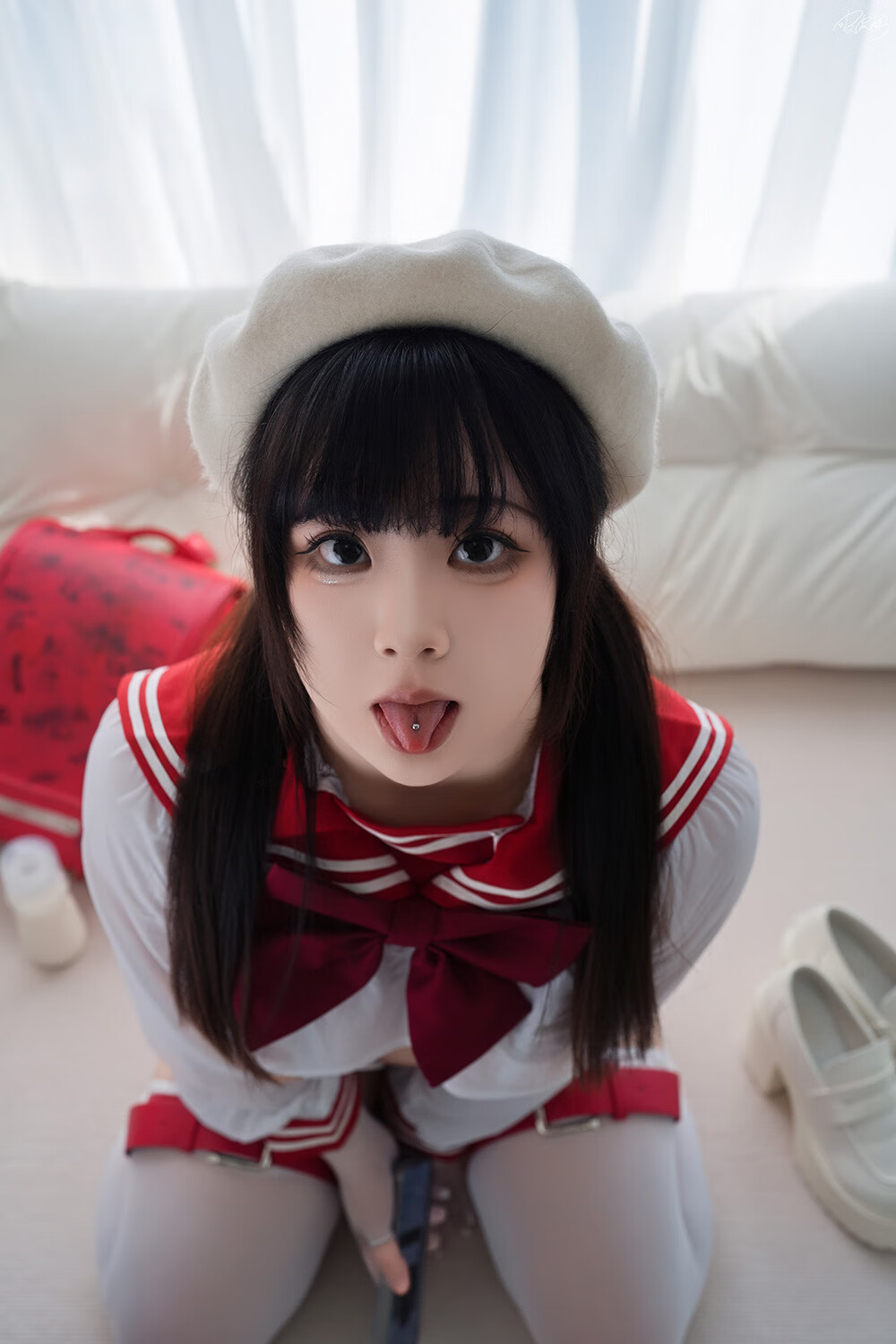 皮皮奶 JK红书包[47P-1.31G]
