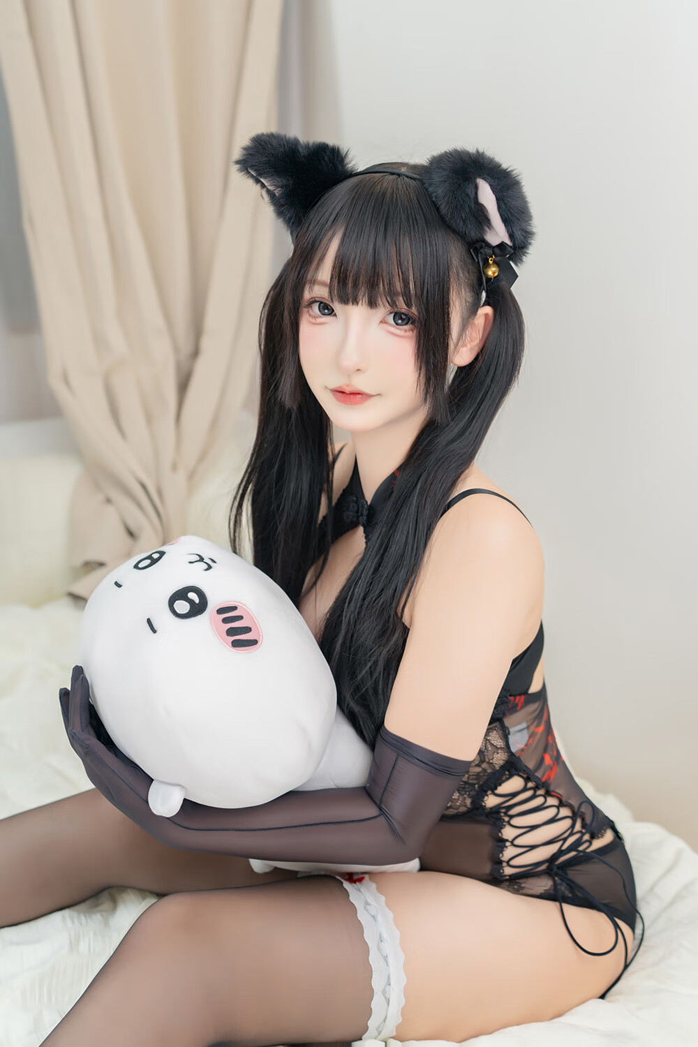 神楽坂真冬 黑猫诱惑[75P2V-380M]-次元堂
