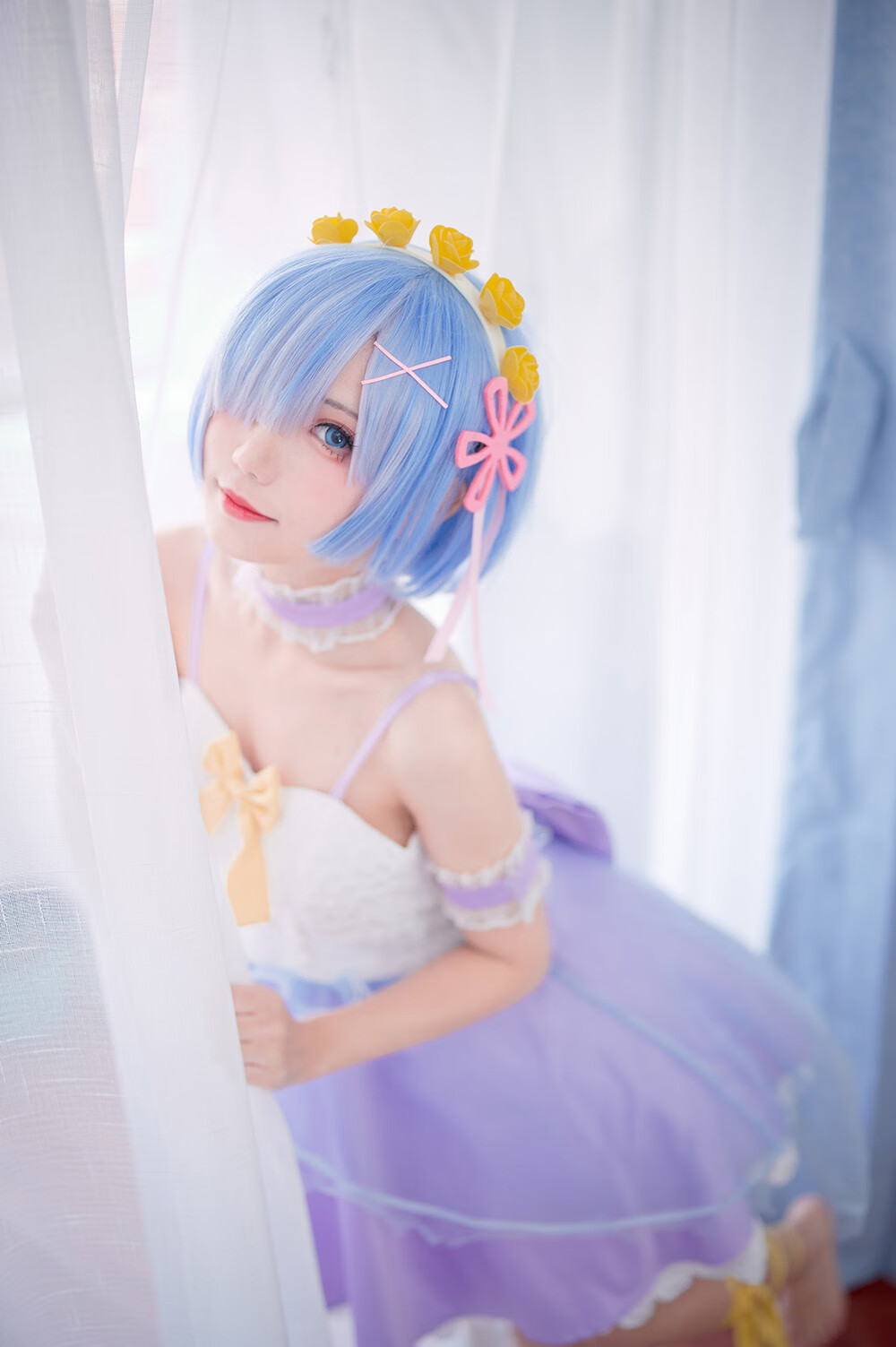 花柒Hana 蕾姆CLEAR DRESS [15P-34MB]-次元堂