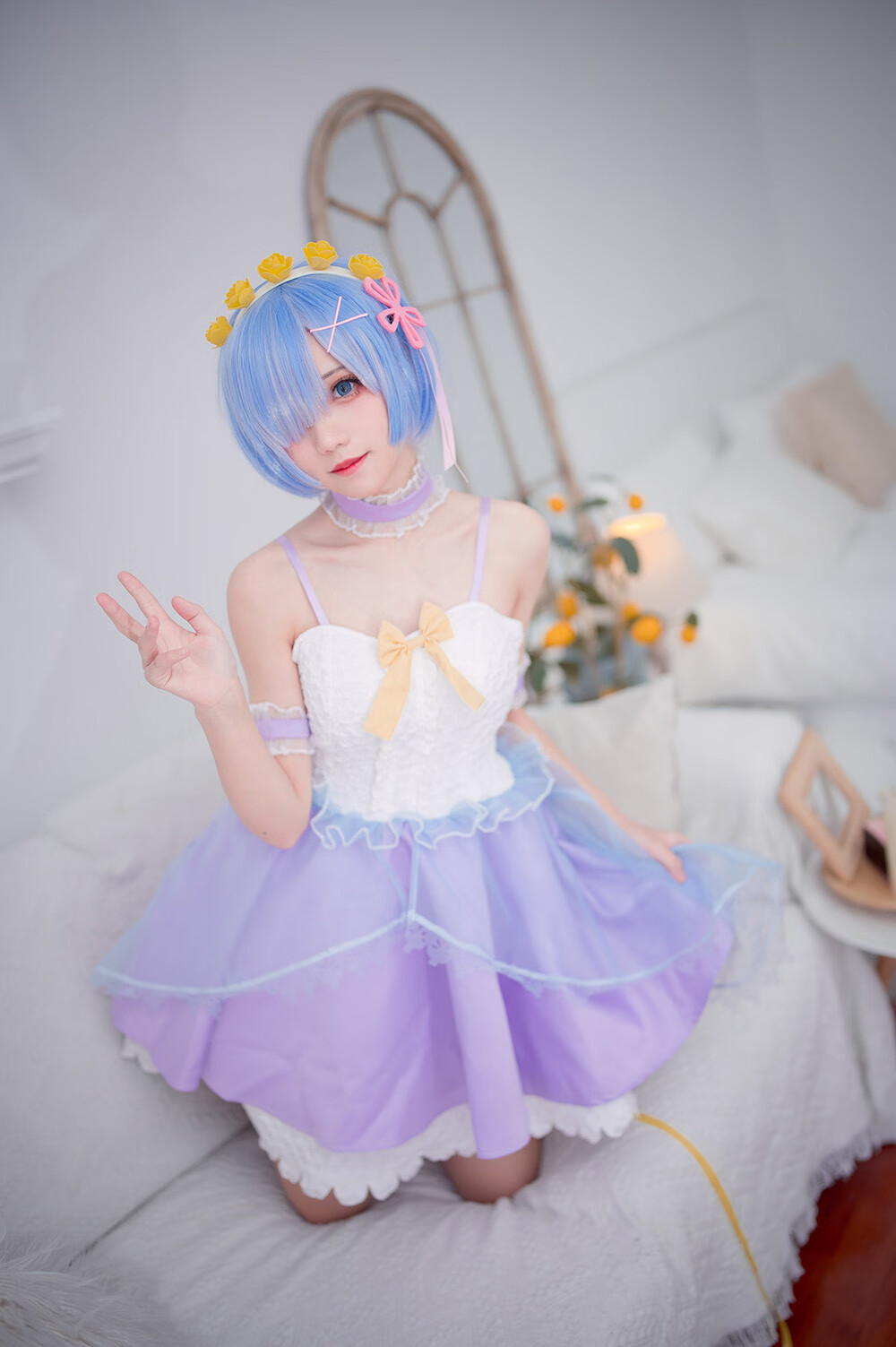 花柒Hana 蕾姆CLEAR DRESS [15P-34MB]