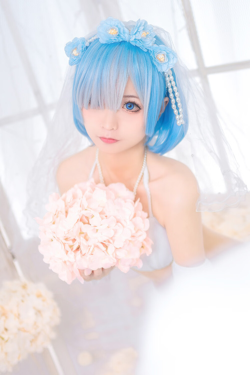 蠢沫沫 蕾姆花嫁 [44P-484MB]-次元堂