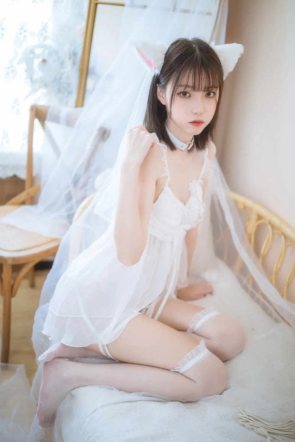 许岚LAN 少女白色裙[41P-627MB]-次元堂