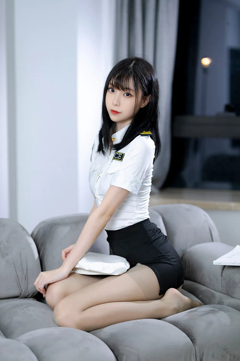 许岚LAN 灰丝制服 [40P-516MB]-次元堂