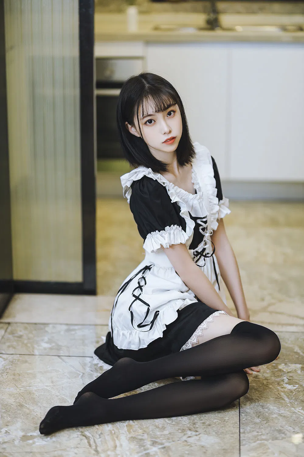 许岚LAN 短裙女仆 [40P-559MB]-次元堂