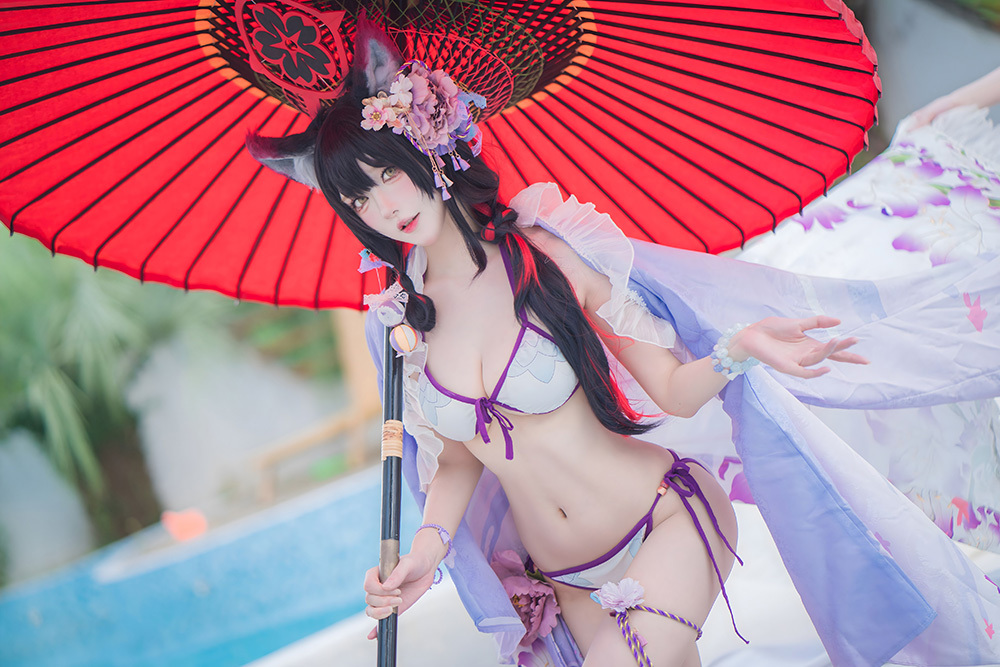 阿包也是兔娘 蔚蓝档案 狐坂若藻 水着[32P-187M]