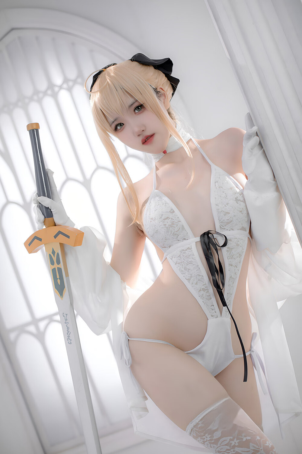 阿薰kaOri 白SABER [50P-199M]-次元堂