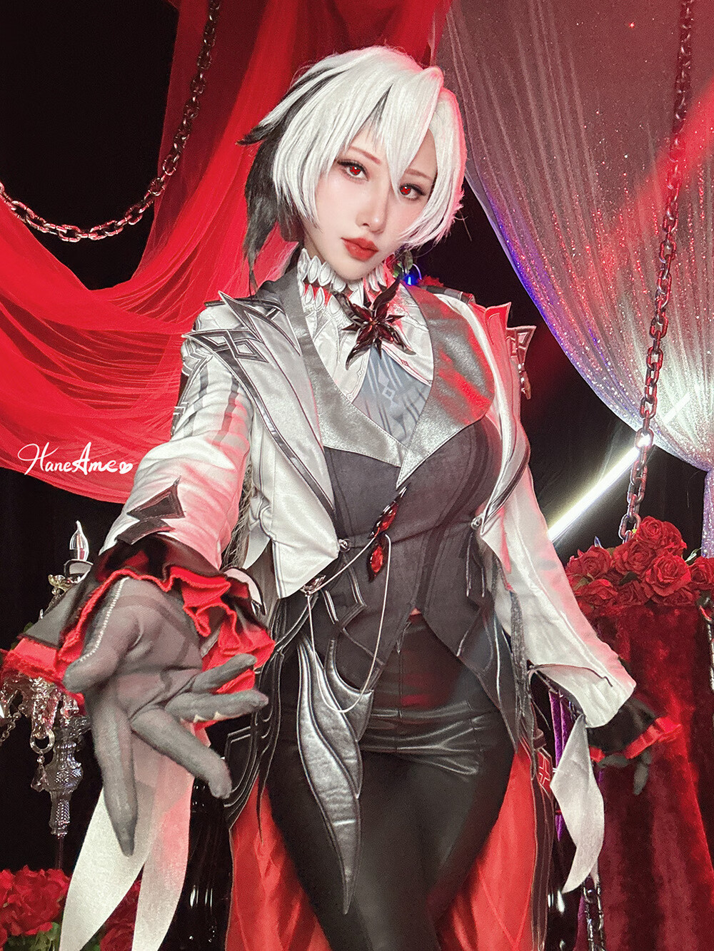 雨波_HaneAme 原神 阿蕾奇諾 [36P2V-303MB]