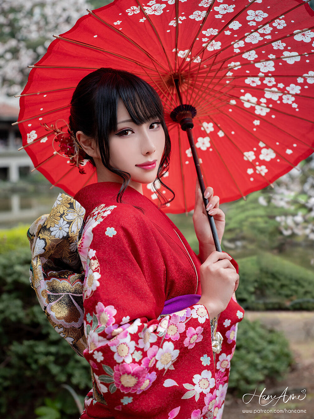 雨波_HaneAme 赤紅和服2-次元堂