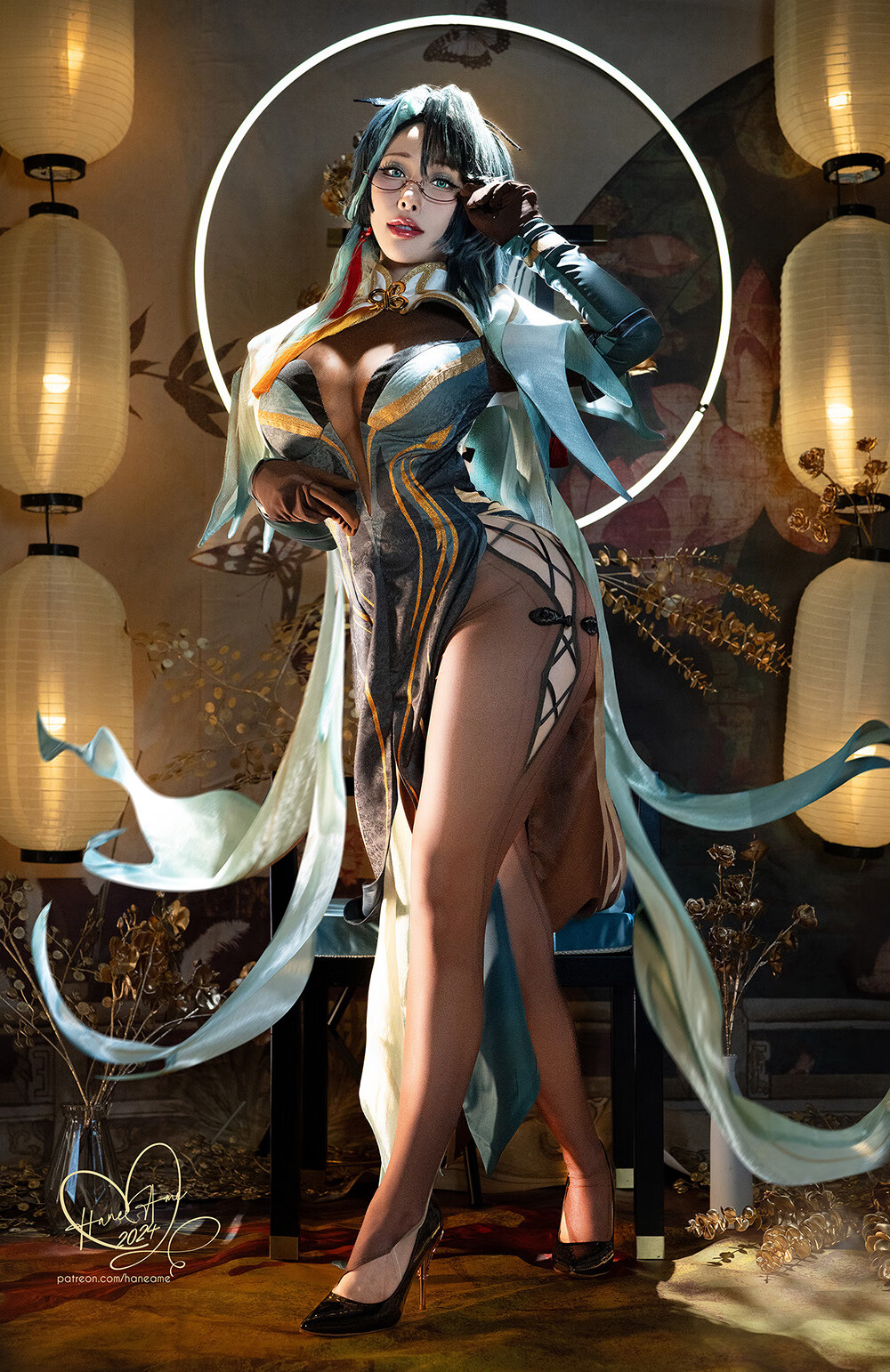雨波_HaneAme GenshinImpact Xianyun Cloud Retainer[50P4V-310M]-次元堂