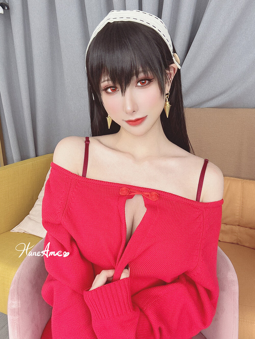 雨波_HaneAme Yor Forger selfie set [67P-523M]-次元堂
