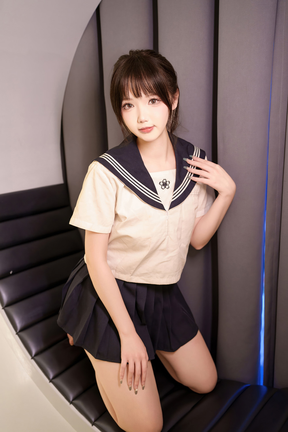 雪晴Astra 牛奶丝透体操服[63P1V-1.34G]-次元堂