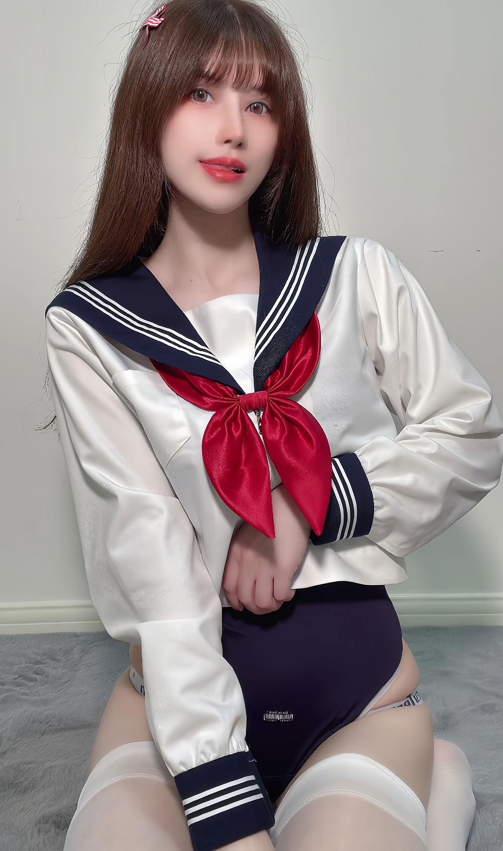 鹿八岁baby – 白丝水手服[35P-107M]-次元堂