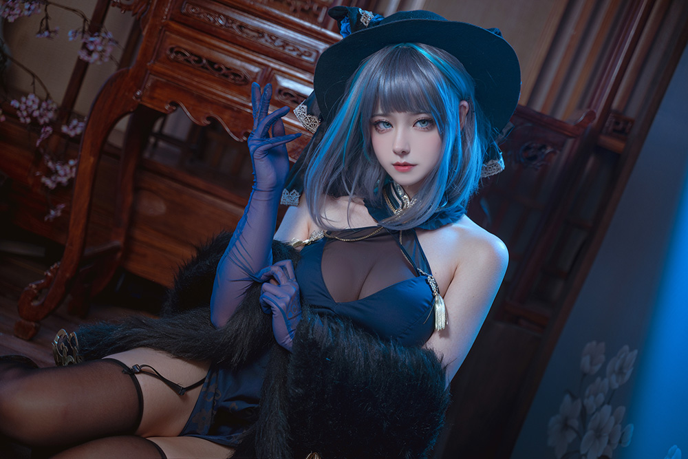 Seya-狮砸 碧蓝航线 柴郡 旗袍 [12P-140MB]