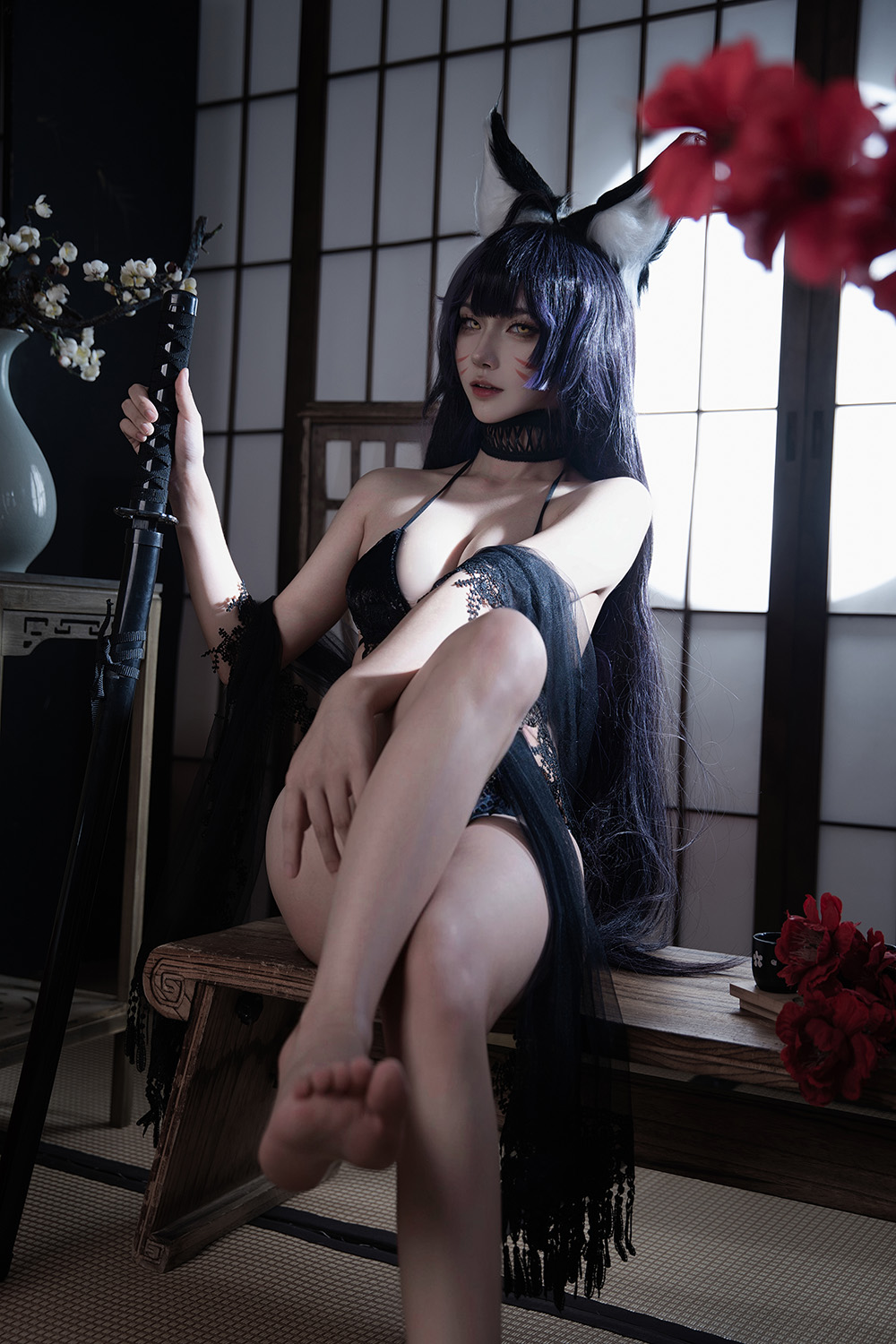 Seya-狮砸 碧蓝航线 武藏 泳装[13P-151M]-次元堂