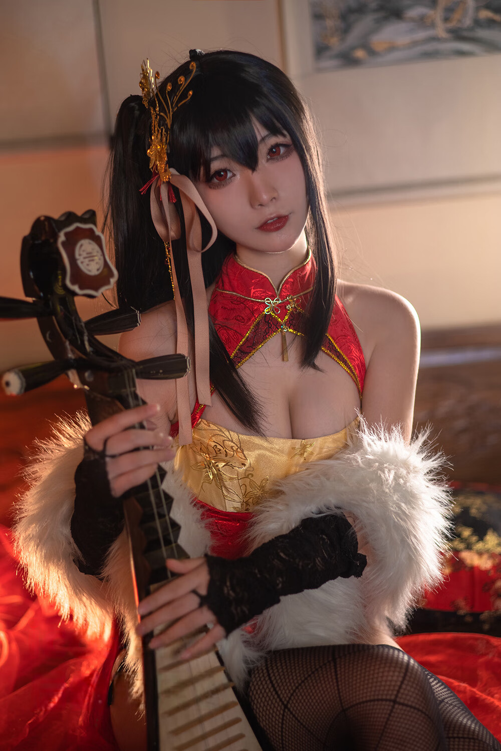 yuuhui玉汇 (Kokuhui) 碧蓝航线 大凤旗袍[23P-148M]-次元堂