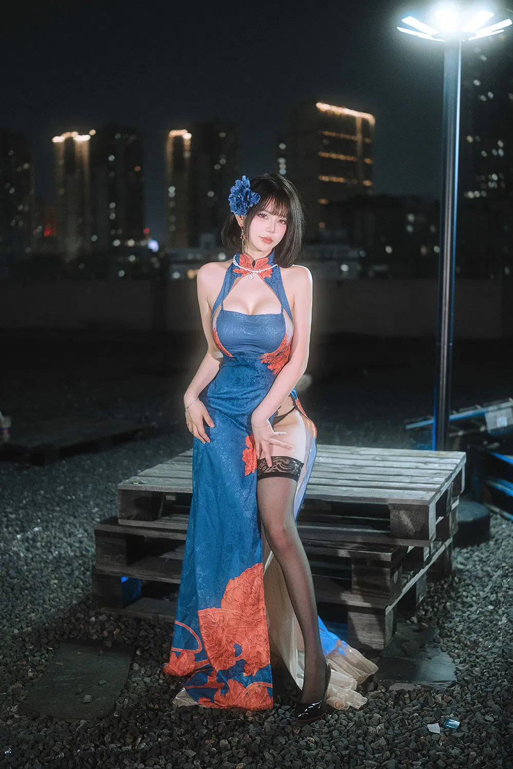 Tina很妖孽呀 碧蓝航线 建武 旗袍 [39P-331MB]-次元堂