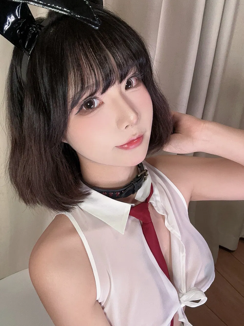 yuuhui玉汇 (Kokuhui)  25.7月Patreon会员 学生兔[50P2V-339M]-次元堂