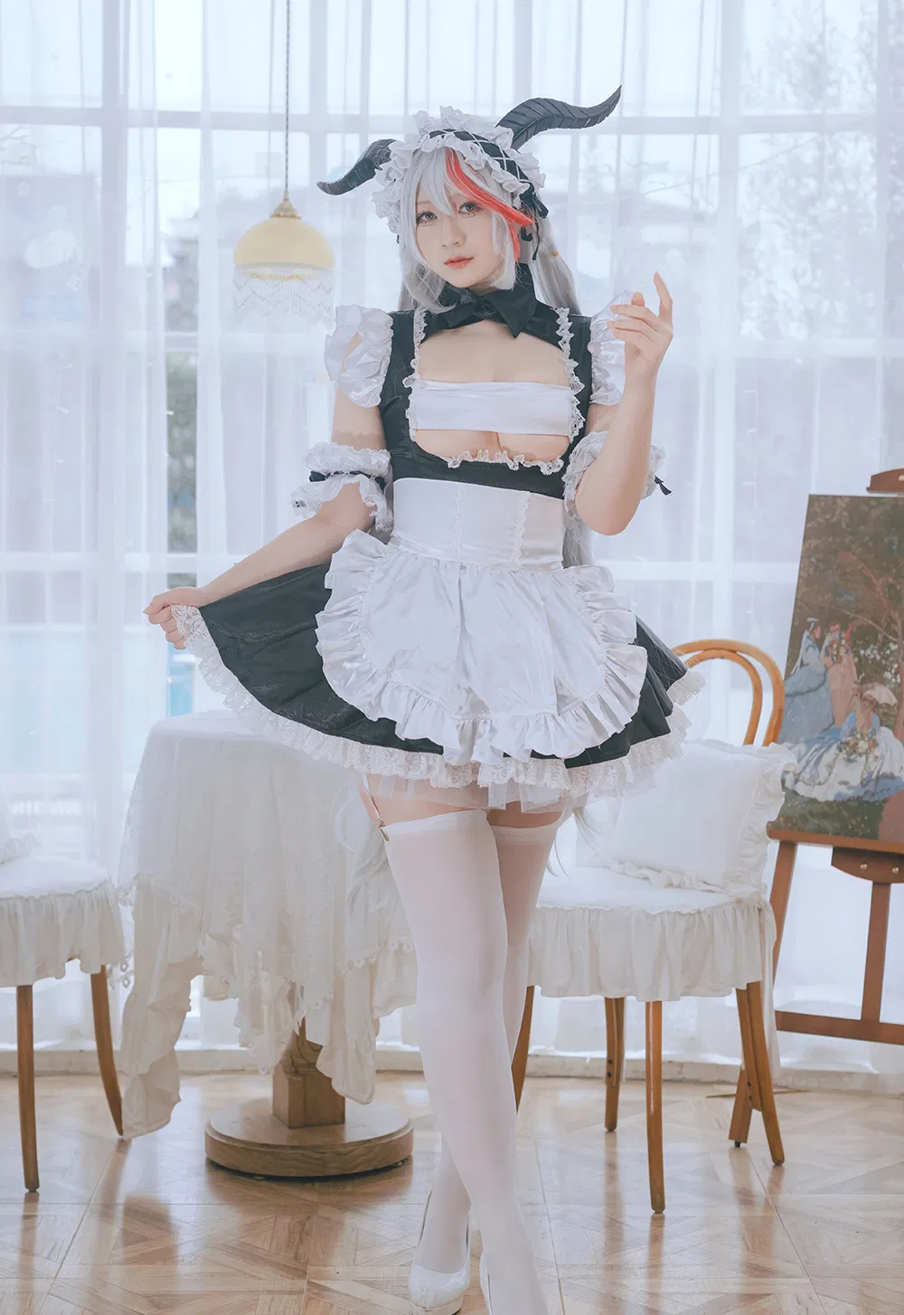 Zyra秋 碧蓝航线 埃吉尔女仆[50P1V-592M]-次元堂