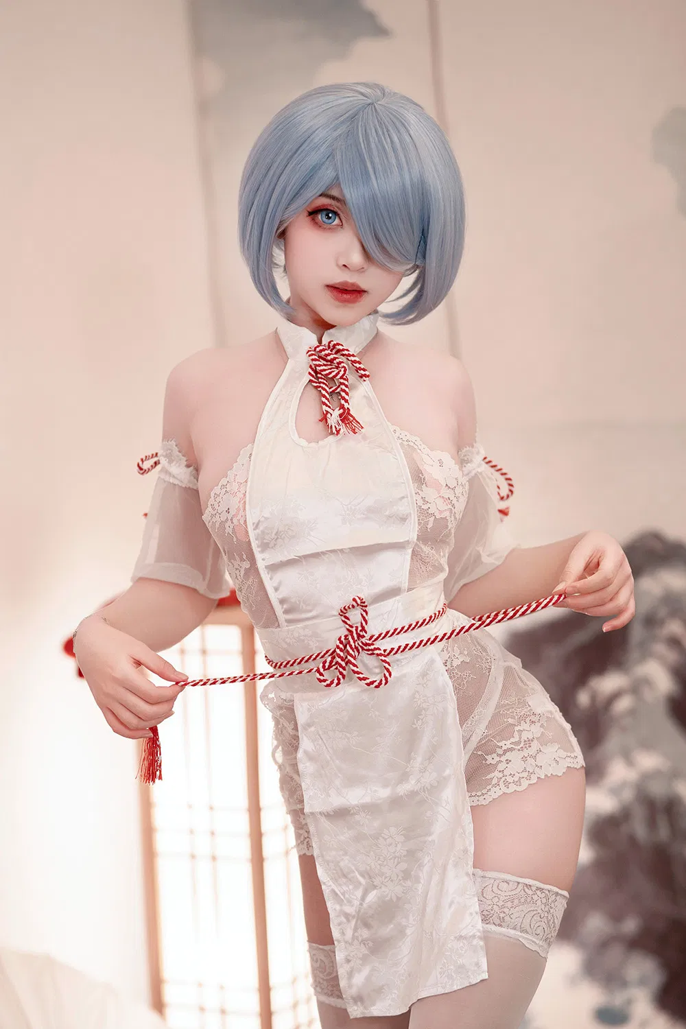 Bangni邦尼 蕾姆旗袍[95P-1.06G]-次元堂