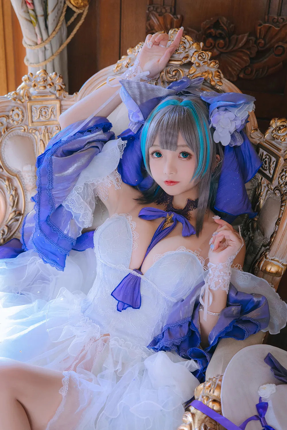日奈娇 碧蓝航线 柴郡婚纱[100P-1.59G]-次元堂