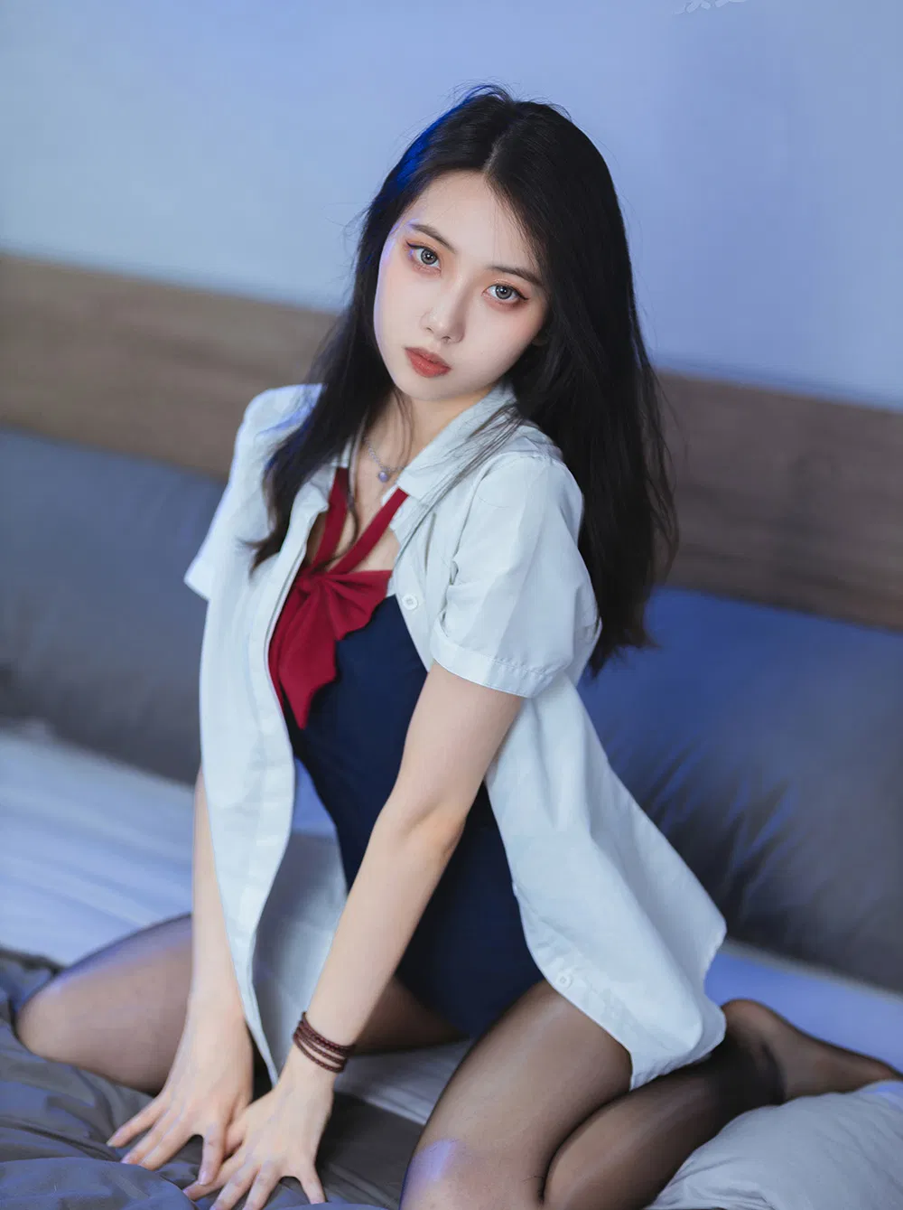 洛桑w伊梓 黑丝JK[36P-333M]-次元堂